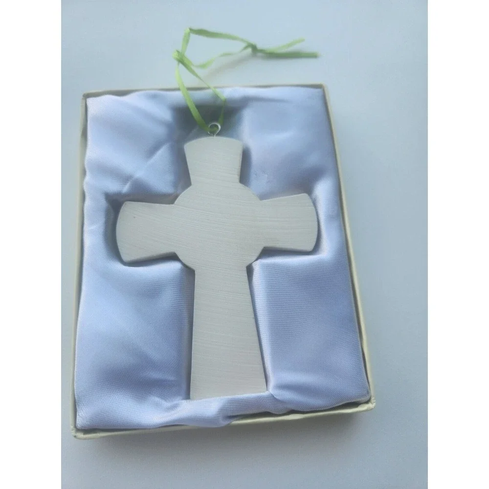 Holy Natures Harvest Themed‎ Cross Ornament Christening Baptism Favor In Box